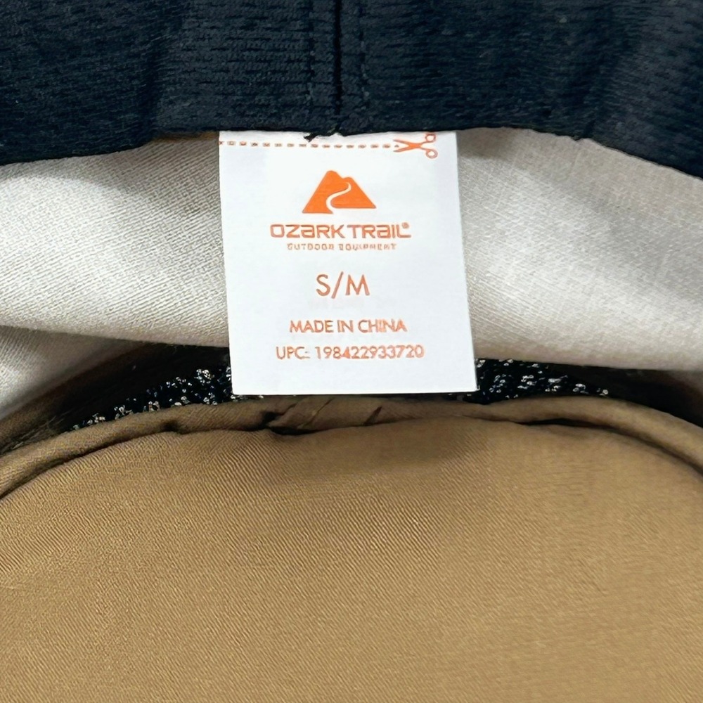 Ozark Trail Men/s Tan Wide Brim Fishing Sun Hat Mesh Vent Adjustable S/M - Picture 7 of 7